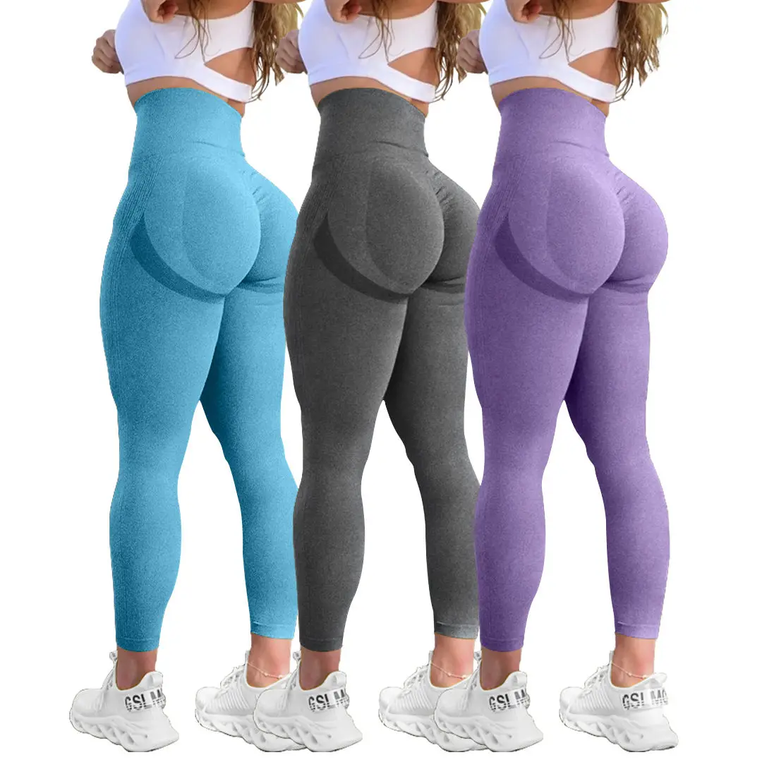 

2023 New Design Workout Plus Size Women's Leggings High Waist Yoga Pants Tummy Control Lift Leggings