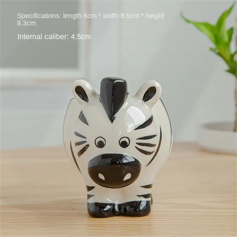 2~8PCS Ceramic Animal Flower Pot , vintage vase 2