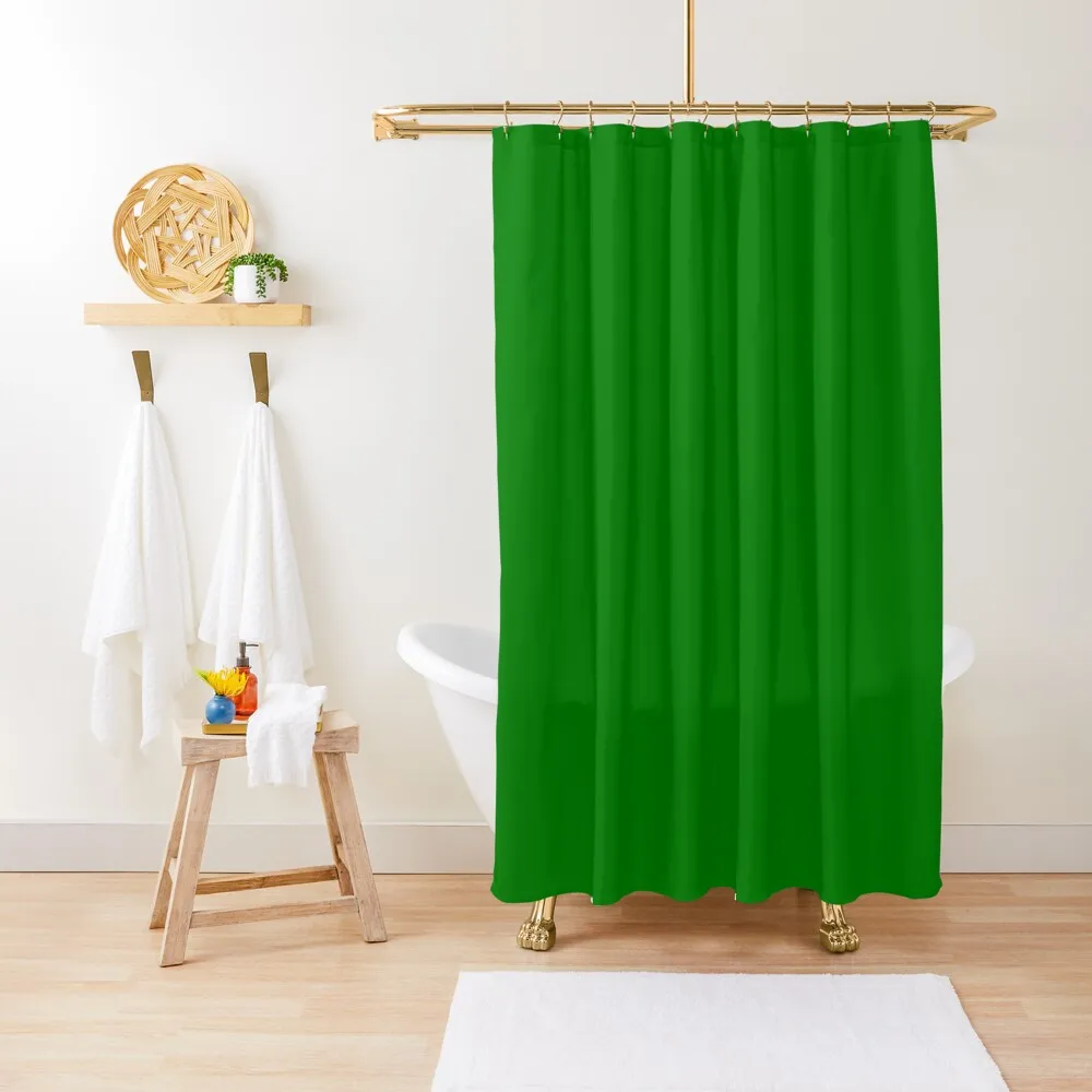 Plain color solid bright green Shower Curtain For Bathrooms Shower For Bathroom Set Luxury Bathroom Shower Set Curtain