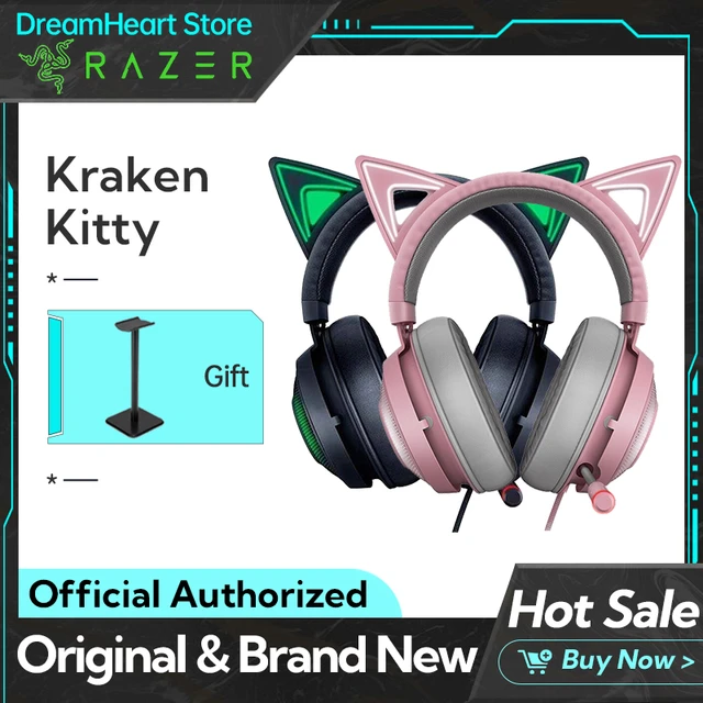 Headset Razer - Kraken Kitty (Quartz)