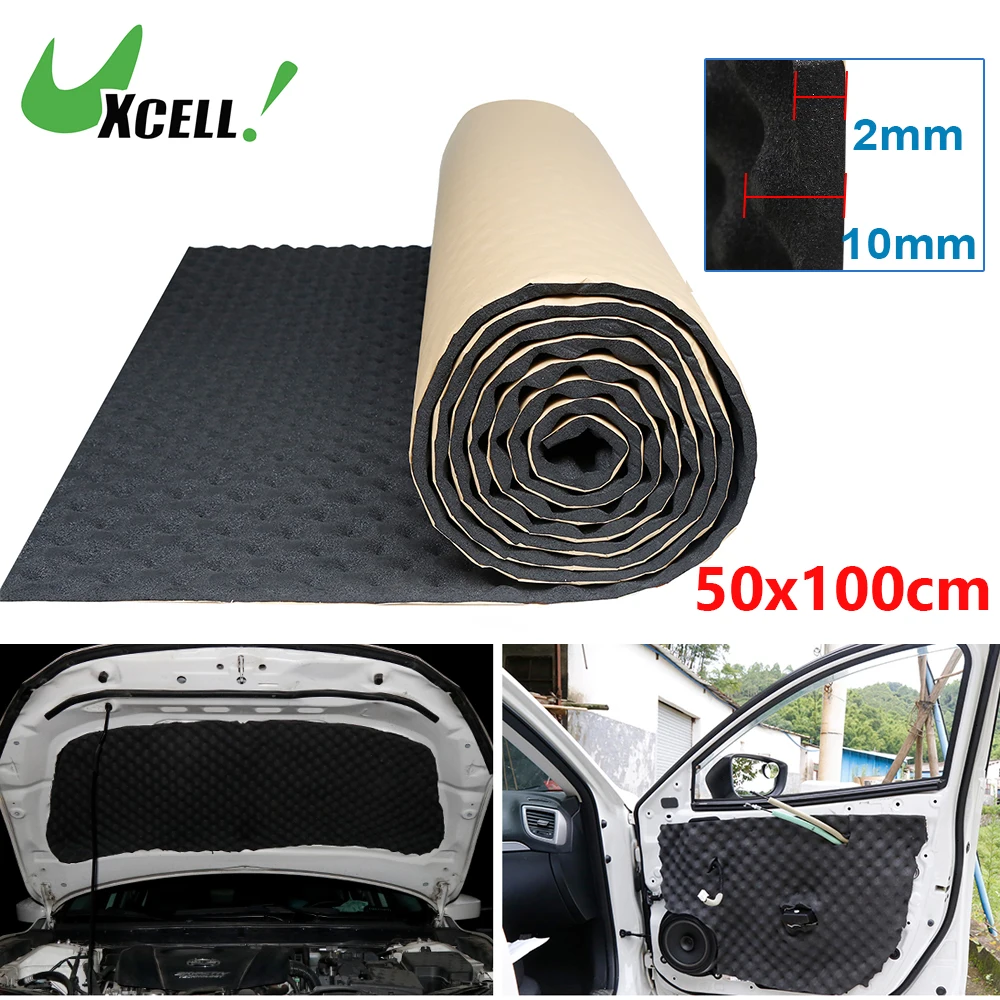 Uxcell50cmx100cmStudioSoundAcousticAbsorptionCarHeatproofWave