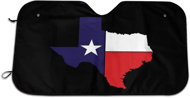 Foruidea Texas Flag Car Windshield Sun Shade Auto Sunshade for Car