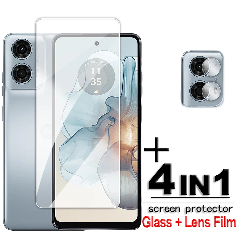 Per Motorola Moto G24 Power Glass Per Moto G84 G54 G34 G14 G04 G24 Power Vetro Temperato Full Glue Pellicola Salvaschermo Trasparente