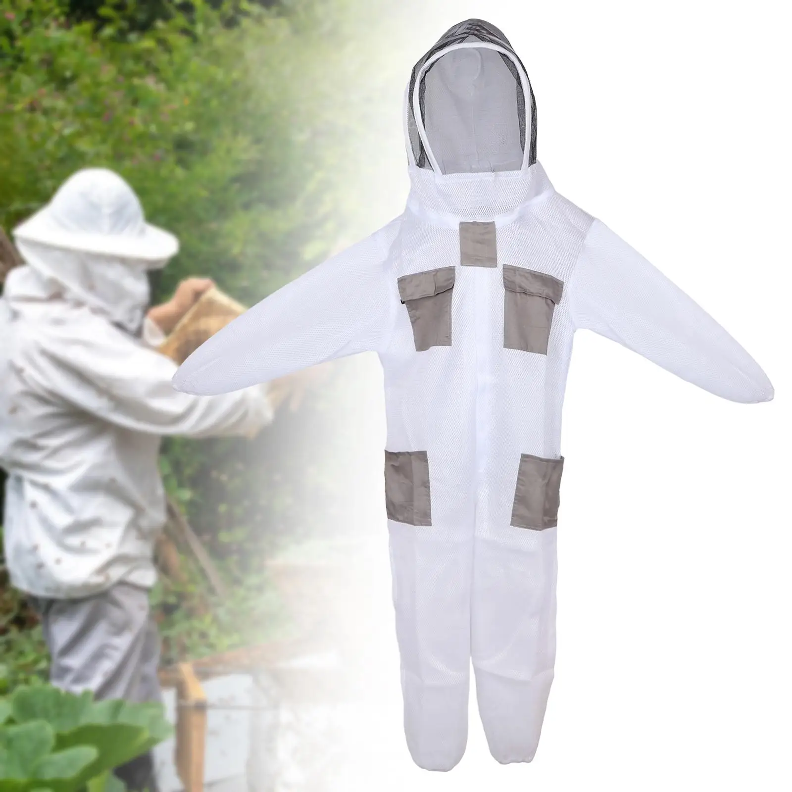 Beekeeper Suit White Outdoor Adventure Enthusiasts Bee Keeper Bee Suit
