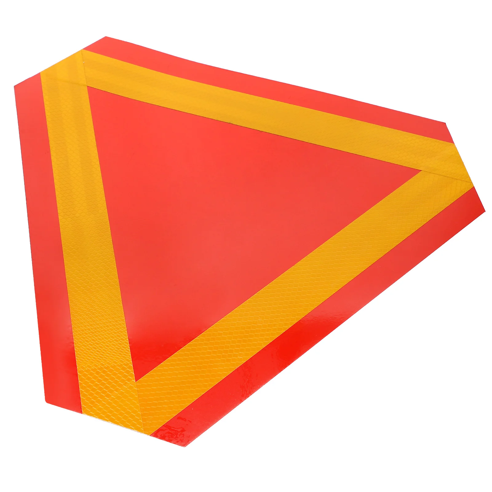 

1pcWarning Triangle Reflective Road Markers Slow Moving Vehicle Sign for Caution Emblems Reflector Aluminum Plate Safety for car