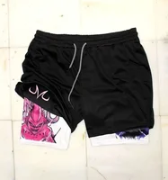 Anime Dragon Ball Son Goku Shorts New 2023 Men Double Layer Sports Short Pants 3d Digital Printing Sportswear Breathable Beach P 6
