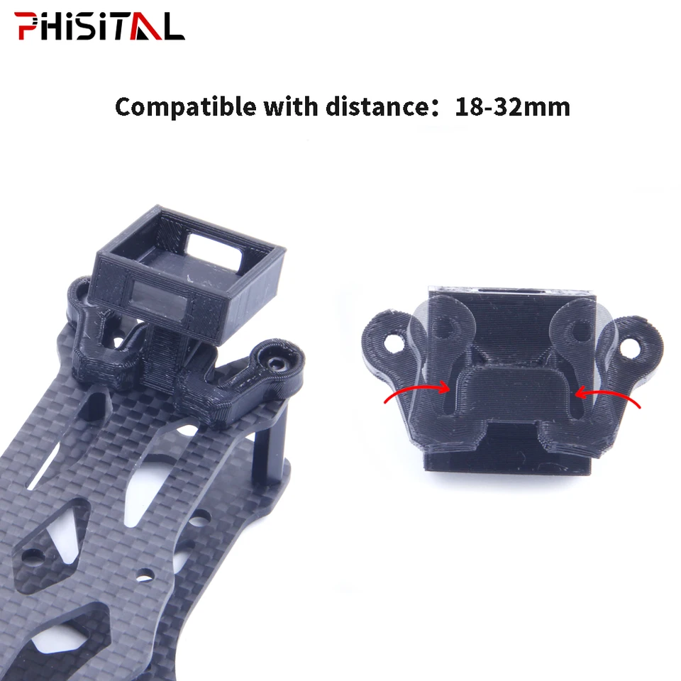 Support De Montage TPU Pour Module GPS M80 Pro/BN220 - Impression 3D Pour Drone FPV Racing (Couleur Au Choix)