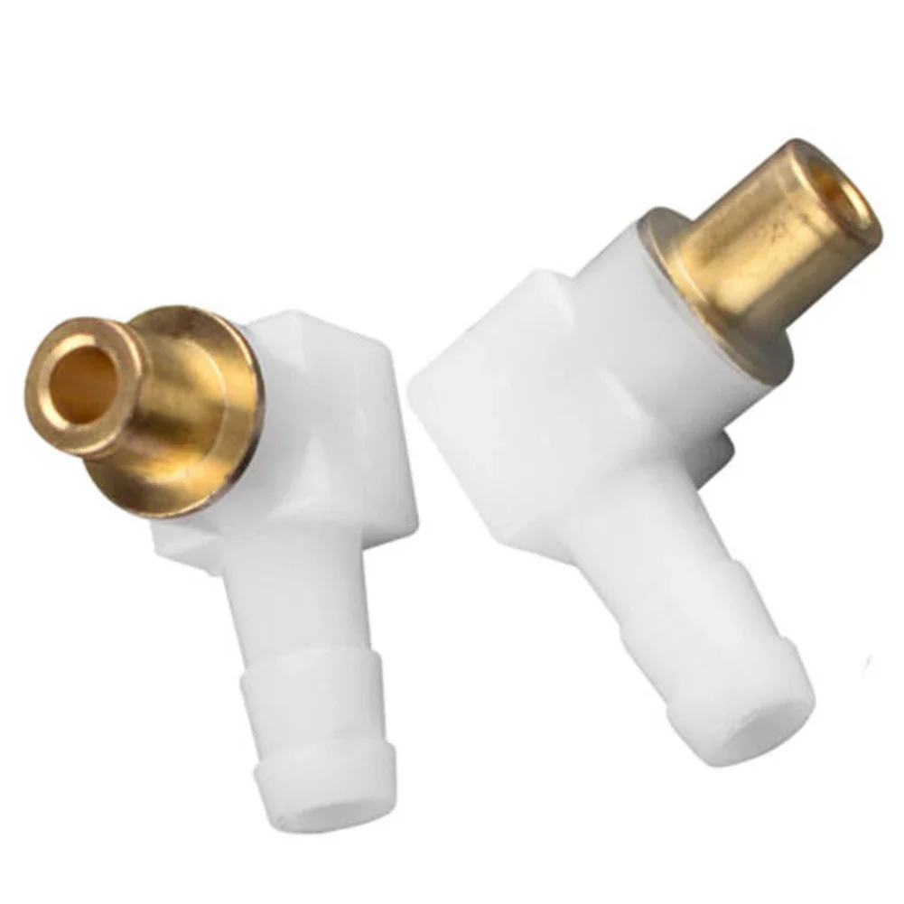 2PCS Fuel Elbow Connector Hose For 1/4" Line Replace 692317 493496 494451 Pipe Plastic Hose Joiner Fuel Gas Water Tube Fitting fuel hose connector