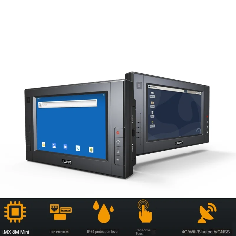 LILLIPUT PC-7106 промышленное управление 7-дюймовый I.MX8 встроенный IP64 трехслойный