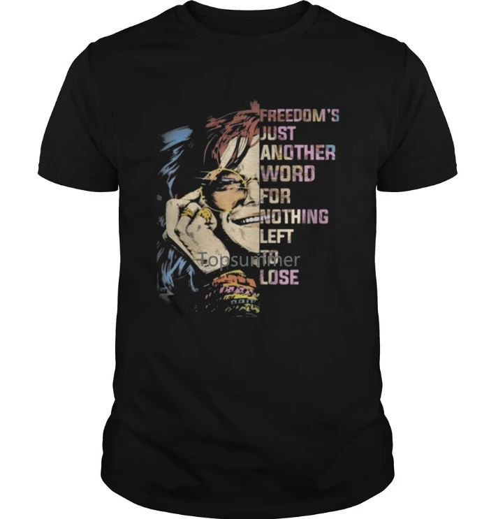 

Black Janis Joplin T Shirt Graphic Hot Summer Unisex Shirt Cute