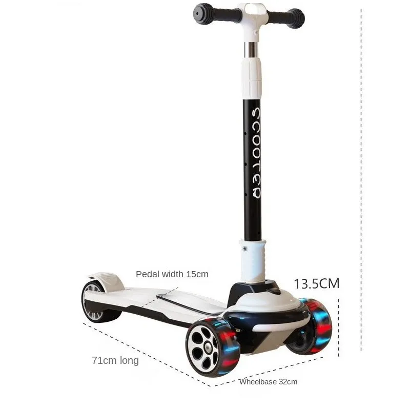 Children scooter folding scooter TULX Motion Scooter With Strong Shock Absorption And High Noise Reduction Adopts PU Material For Safer More Convenient Riding