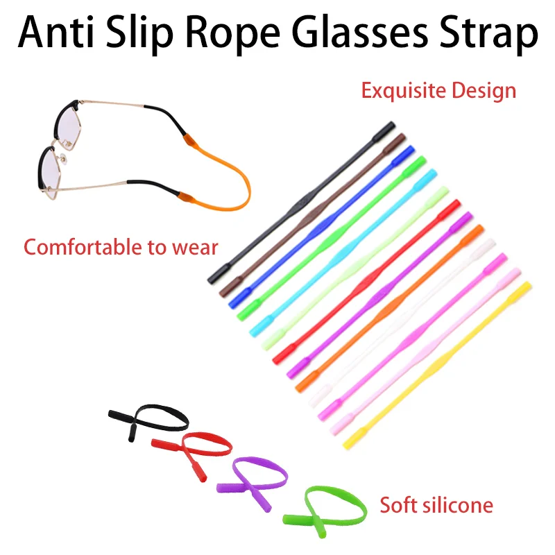 1PC 절묘한 디자인 여러 가지 빛깔의 부드러운 실리콘 어린이 안경 안티 슬립..