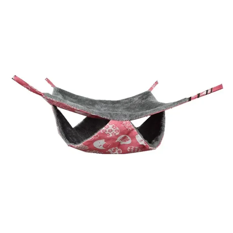 Petaurus Breviceps Warm Double Layered Hammock Three Layer Pet Hanging Squirrel Sleeping Bag Pet Supplies Hamster Hammock 5