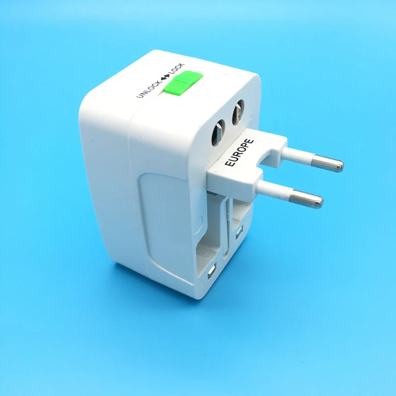 Adaptateur secteur universel de voyage tout en un prise multiple UK/US/AU/EU/CA  