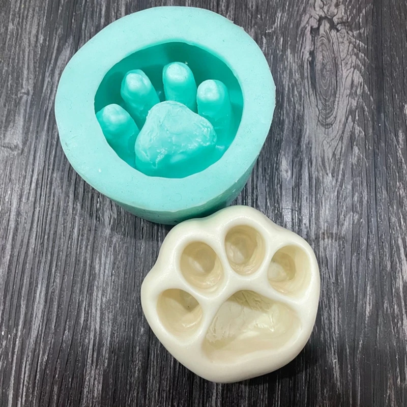 for Cat Claw Succulent Pot UV Crystal Epoxy Resin Mold Handmade Flower Pot Planter Silicone Mould DIY Clay Aroma Drop shipping