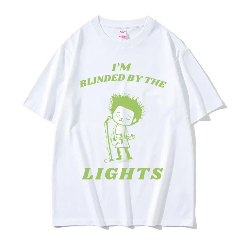 

The Weeknd I'm Blinded By The Lights Meme Graphic Tshirt Men's Cotton Oversized T Shirt Men Women Hip Hop Funny Casual T-shirts