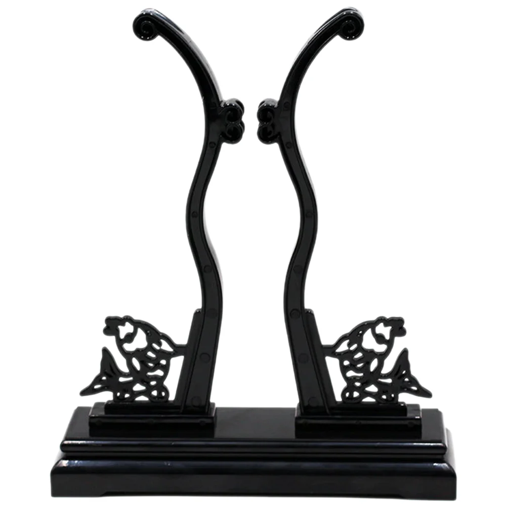 

Palace Fan Holder Fans Plastic Stand Display Home Decor Bracket Hand Folding Handheld