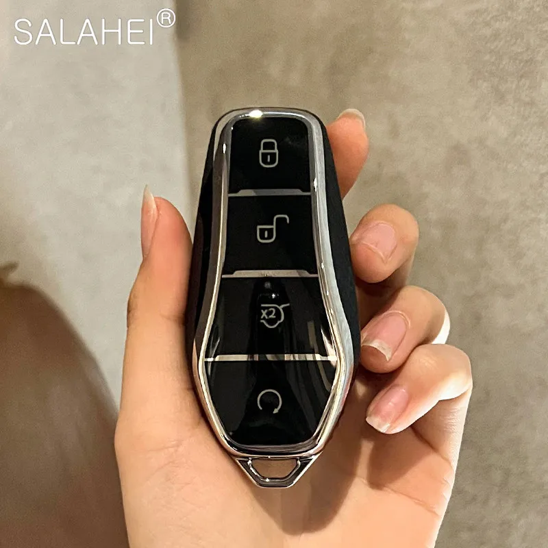 

Car Smart Key Case Full Cover Soft TPU Protection Shell Holder For BYD Song Qin Han EV Tang DM 2018-2022 Auto Remote Accessories