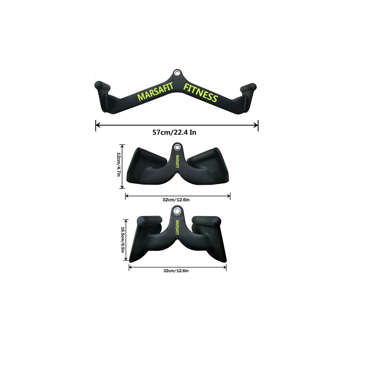 Home Gym Fitness Canottaggio T-Bar V/T-Bar Puleggia Cavo Accessori Macchina Bicep Curl Tricep Lat Pulldown Bar Back Training Grips