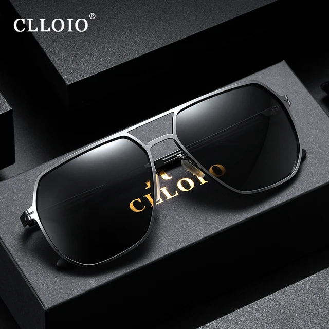 CLLOIO Fashion High Quality Photochromic Sunglasses Men Women Polarized Sun Glasses Chameleon Anti-glare Driving Oculos de sol 2