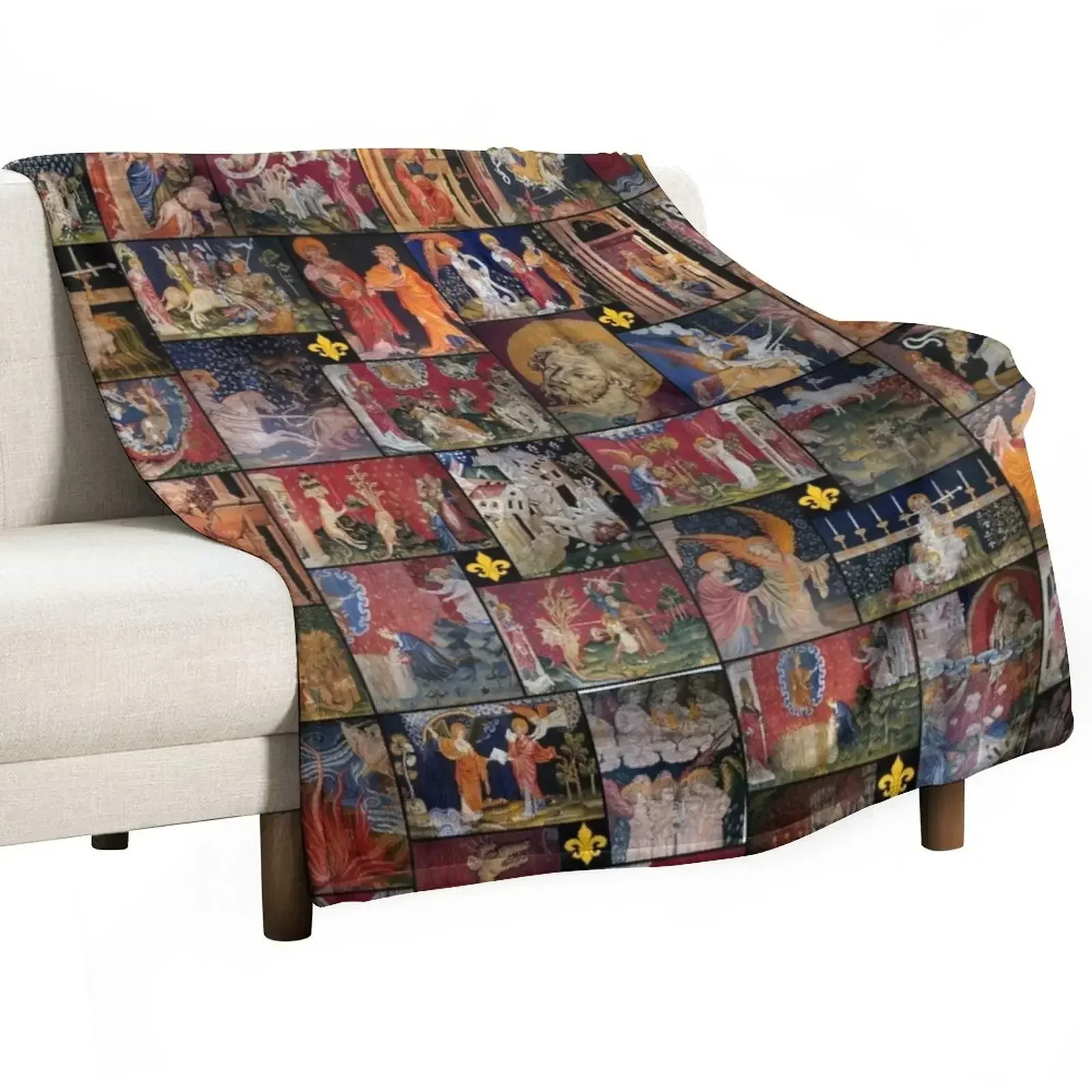 Apocalypse Tapestry Throw Blanket Decoratives Quilt Blankets