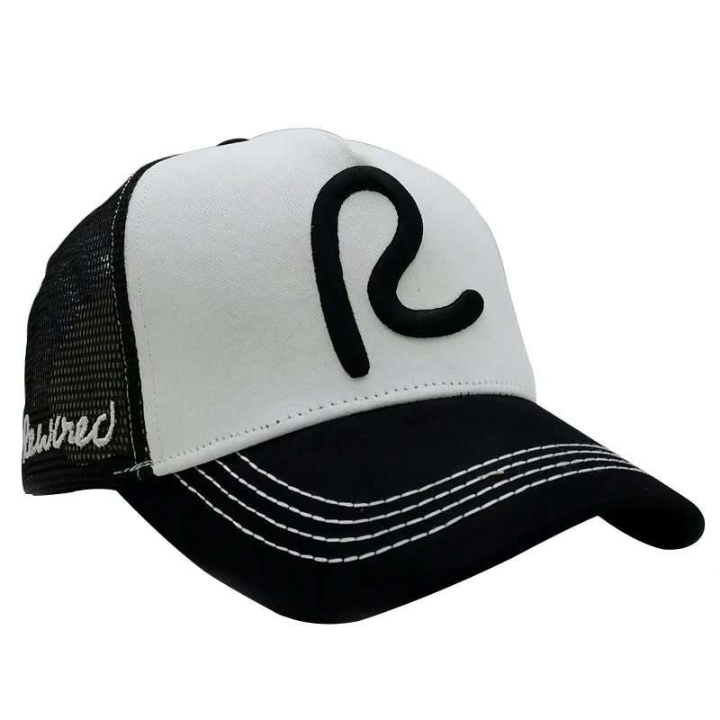 R Letter Hat Men's Baseball Hat Leisure Full Court Fishing Sunscreen Women's Sunshade Leisure Racing