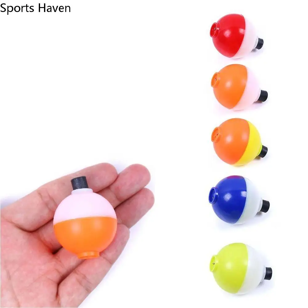 

5PCS/Set Colorful Fishing Float Ball Snap-On Fishing Float ABS Ball Plastic Sea Fishing Floats Ball Fishing Accessories