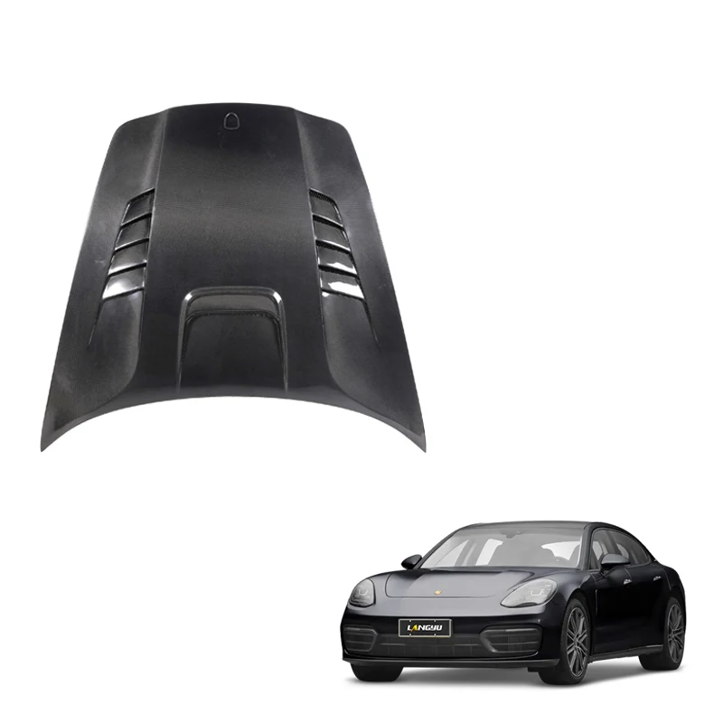 

Car Body Parts Front Cover Panamera 970 2010-2016 Accessories Carbon Fiber Engine Hood Bonnet For Porsche Panamera Hood