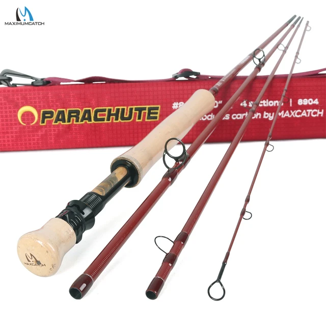 Maximumcatch Parachute High Grade 9ft 5/6/8wt 4pc Fly Fishing Rod