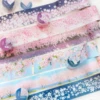 2m Sakura PET Decorative Stickers Pink Flower Washi Tape For Scrapbooking Planner Journal DIY Making Tapes Japanese Stationery 1