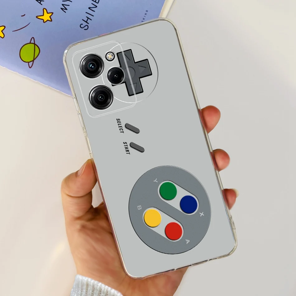 Elegant Printed Soft Silicone TPU Phone Case - Compatible with Poco X5 Series