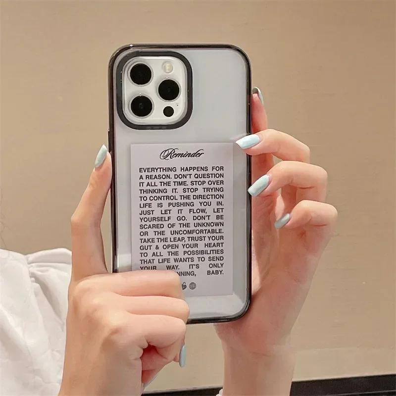 2.0 Version Acrylic Upgrade Border Cherry Phone Case Cover for IPhone 11 12 13 14 15 Pro Max Case for IPhone 15 Pro Max