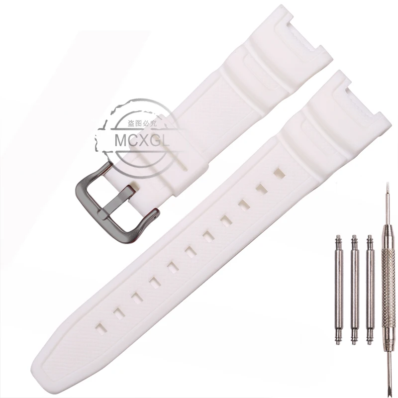 Waterproof Sport Resin Watchband with Pin Buckle