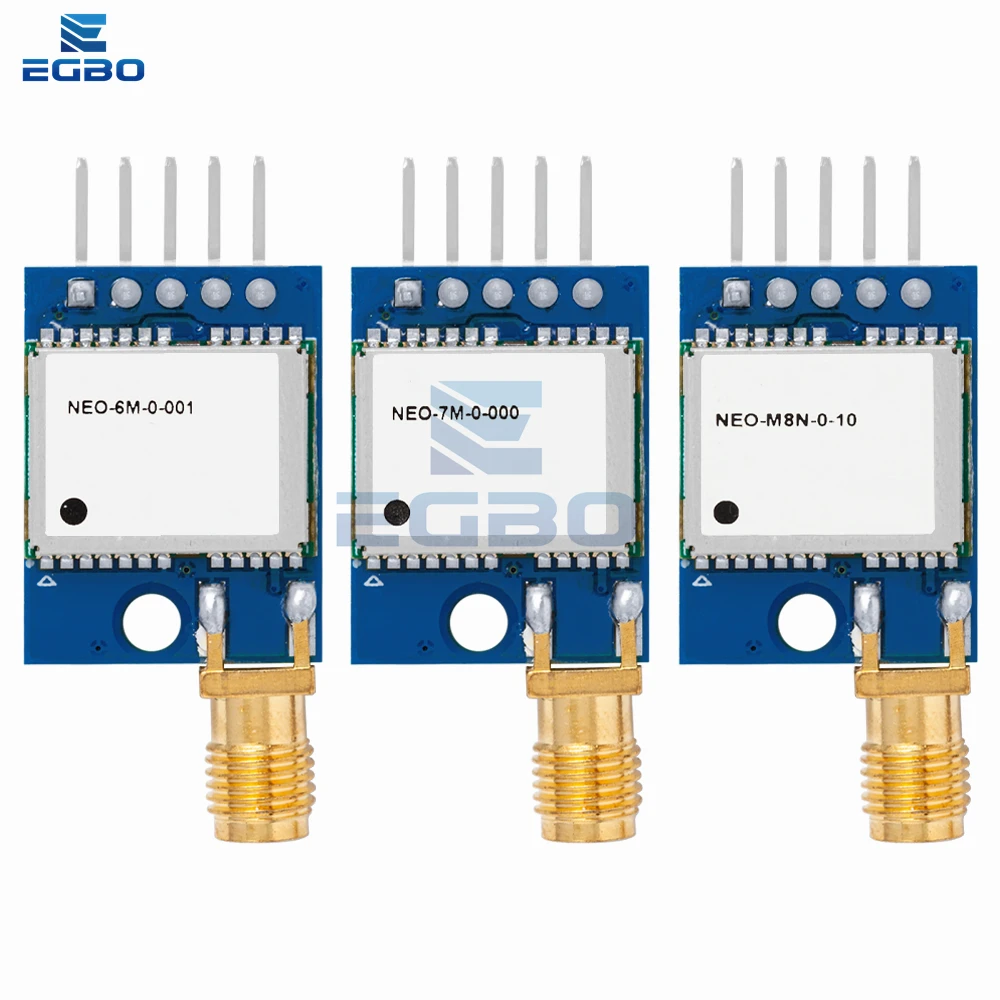 Antenne GPS active connectée au module NEO-6M NEO-7M NEO-8N, prêt pour des projets Arduino et Raspberry Pi.