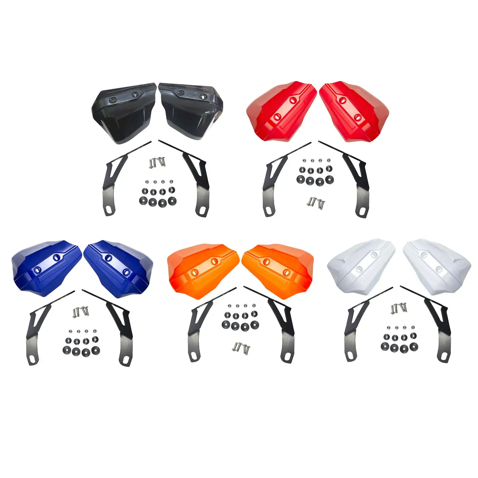 

2 Pieces Motorcycle Handguards Wind Protector Touring Hardware Replaces