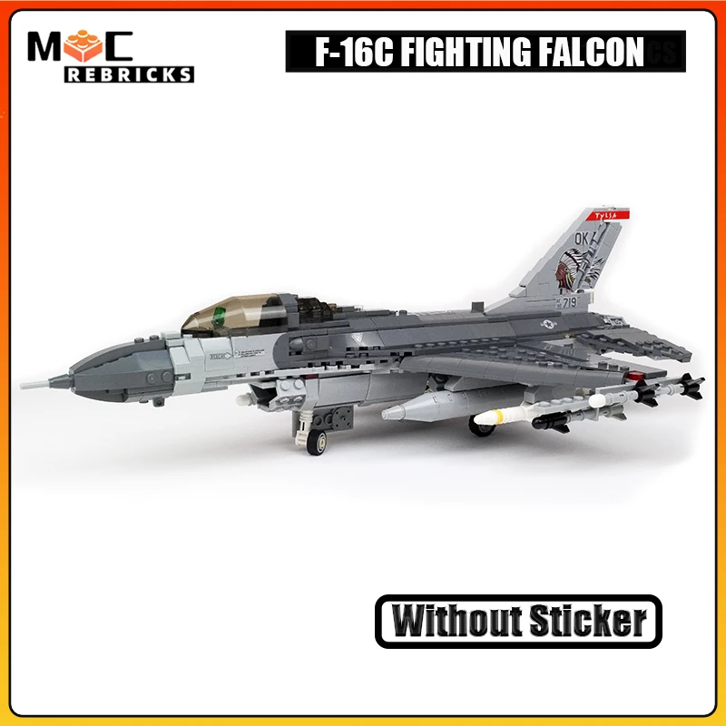 

Американский воздушный превосходный боевой искусственный многоцелевой военный самолет MOC, строительные блоки, сборка оружия, модель, кирпичи, игрушка, подарок