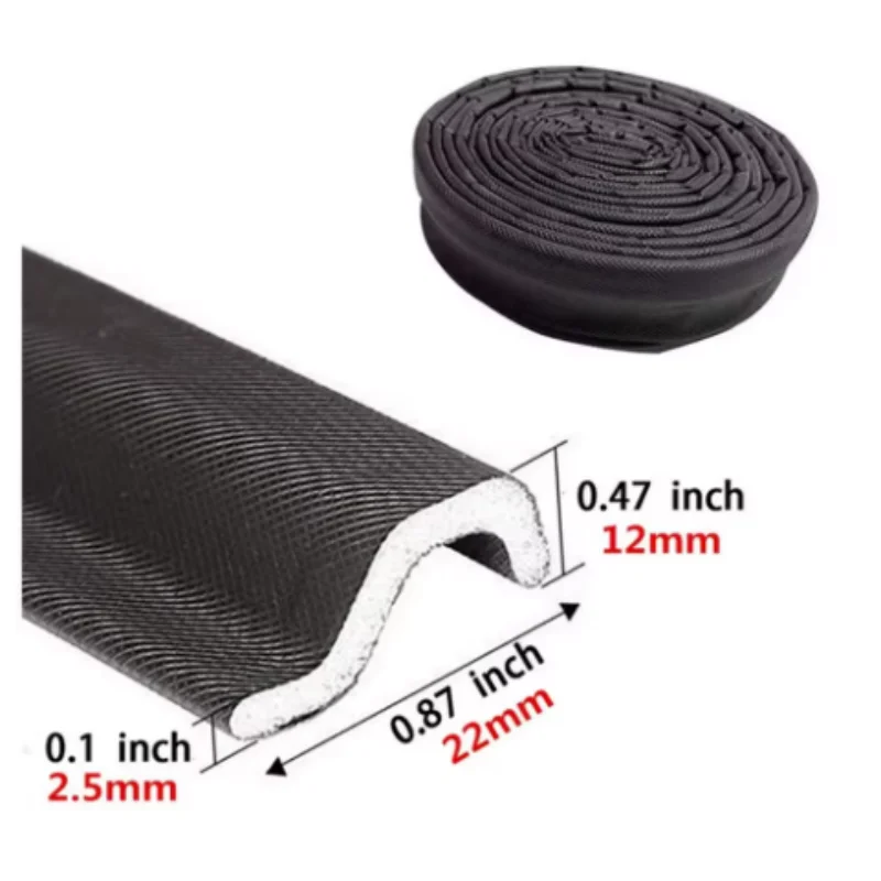 Self-Adhesive Foam Sealing Strips for Doors - Windbreak and Soundproof Gap Filler Tape
