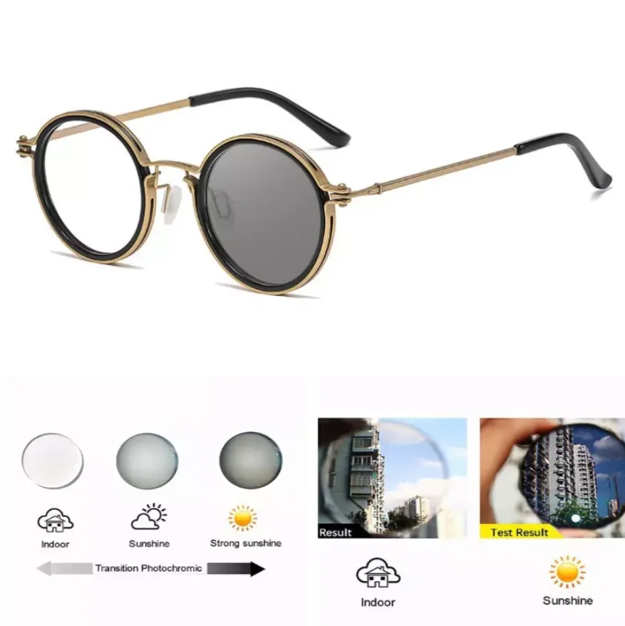 Cheapass Sunglasses Occhiali Da Sole Stile Italiano Classico Rotondi - Foto 5