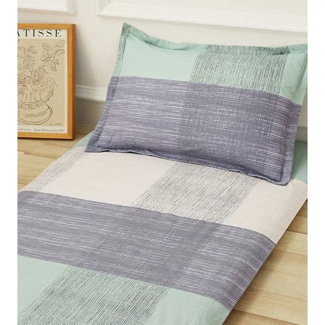 Fully Enclosed with Zipper Mattress Protector Cover Geometric Printed Baby Couple Single Double Bed Sheet Protection Pad 6