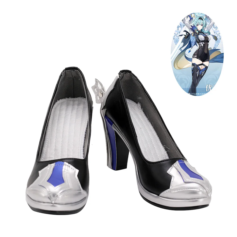 

Женские сапоги для косплея Genshin Impact Eula Shoes