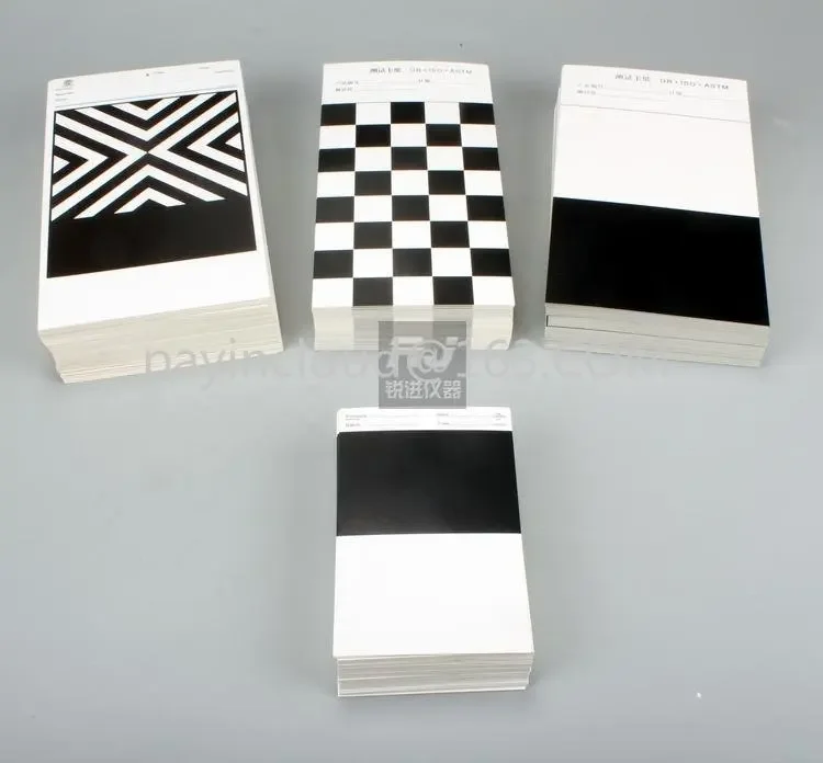

(coverage test paper jam) black and white paper hiding power black and white coating cover paint 100 sheets