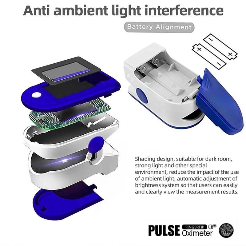 Household Infrared Thermometer Digital Non Contact LCD Laser Thermometer Tool Handheld IR Temp Pyrometer Finger Pulse Oximeter