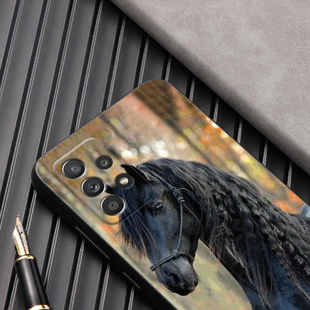 Horses Galloping Design Phone Cover