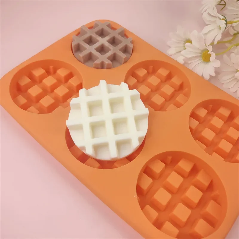 

Круглая форма для изготовления вафель своими руками, практичный инструмент для изготовления шоколада, форма для шоколадных печенья ручной работы, силиконовые принадлежности для выпечки