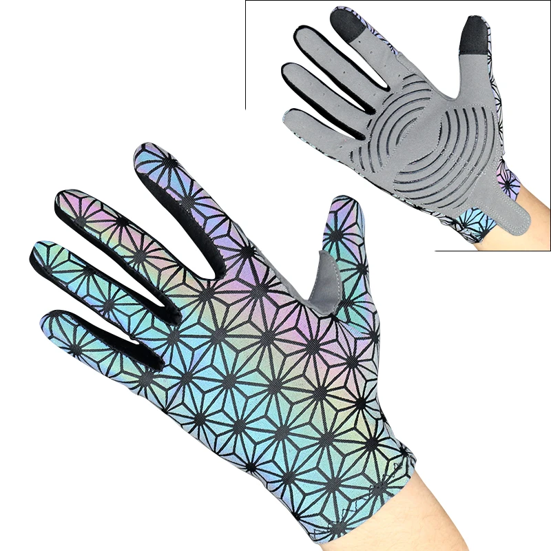 Sports Luminous Cycling Gloves Men and Women Outdoor Sports Luminous Bike Gloves 4