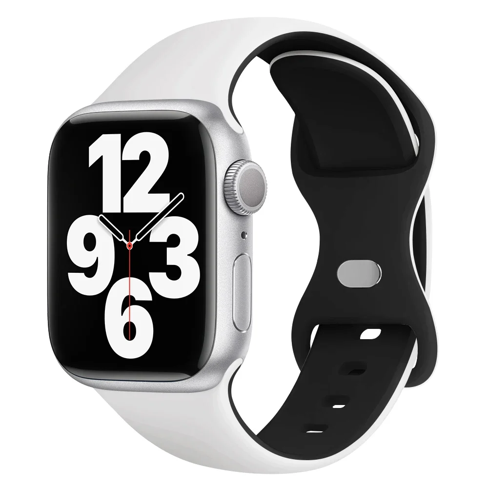 Premium Soft Silicone Smartwatch Band - Versatile Sport Strap Bracelet