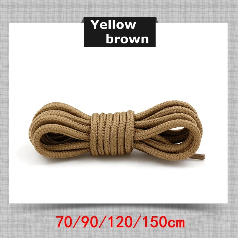 Vibrant Polyester Round Shoelaces for Sneakers and Boots - Multiple Lengths Available