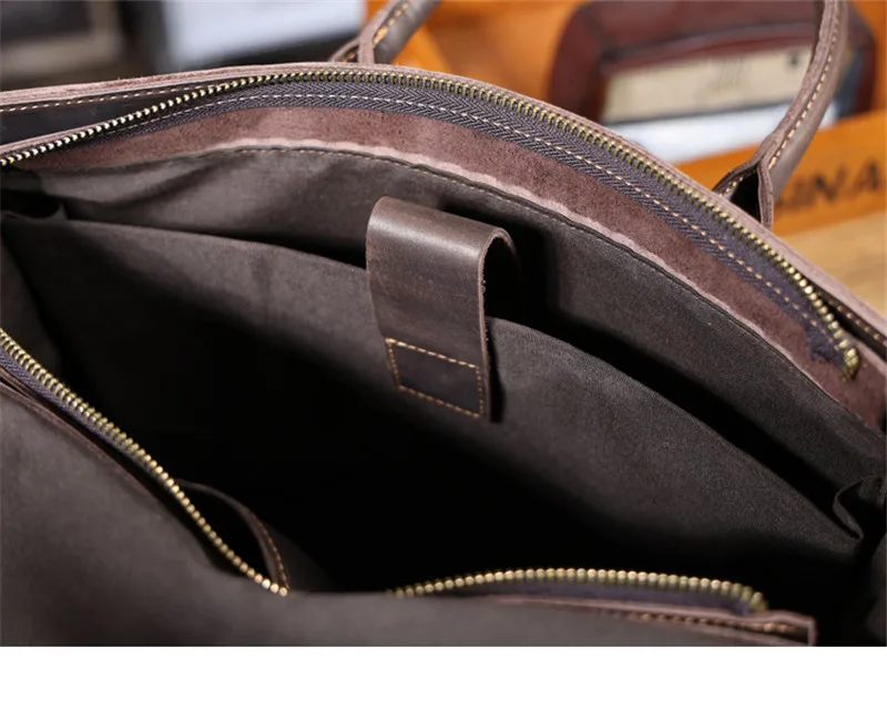 PNDME Business Vintage Designer Crazy Horse Rindsleder Herren Aktentasche Casual Büroarbeit Echtes Leder Anwalt Laptop Handtasche – Detail 21