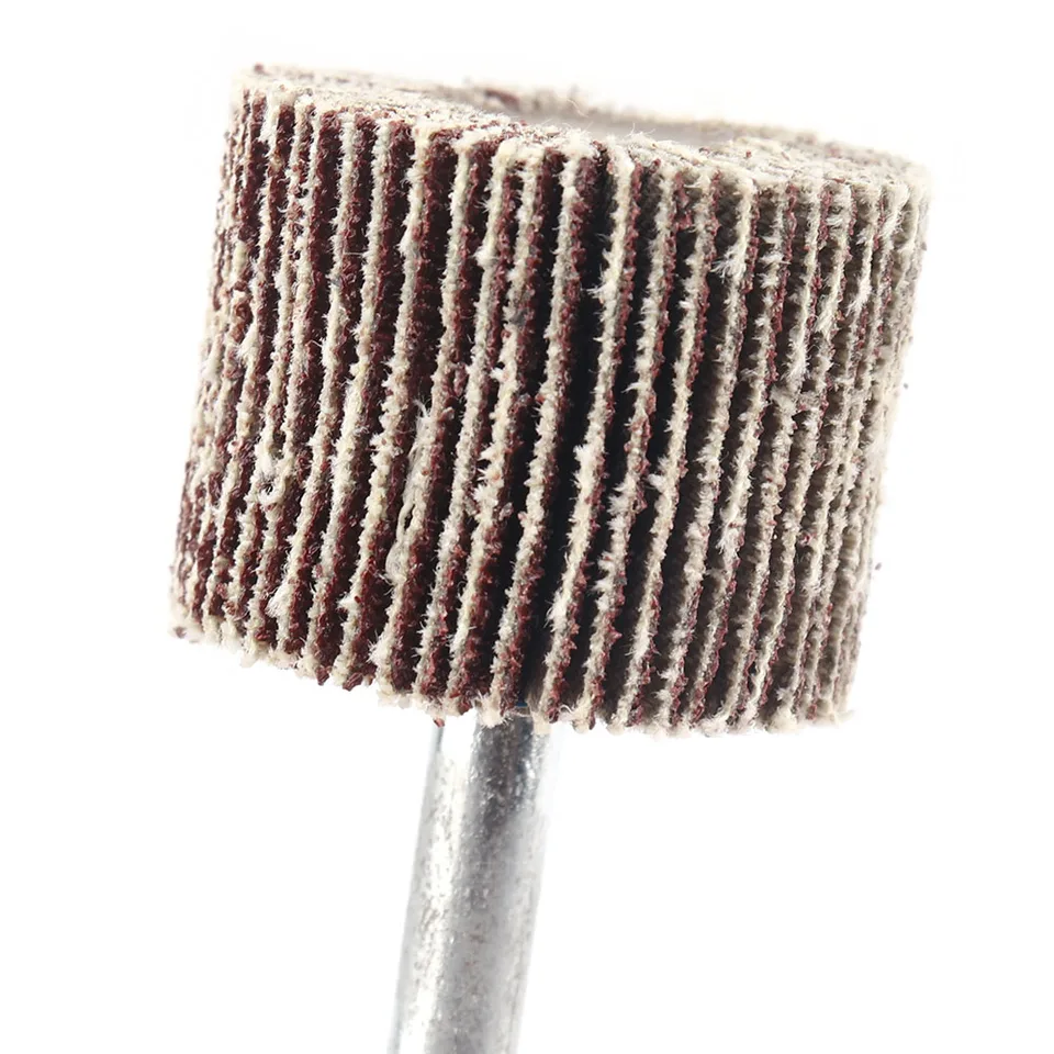 20 Ruote Abrasive Per Levigatrici - Grana 80 - Per Dremel E Utensili Rotanti - Per Lucidare E Sgrassare - Foto 7