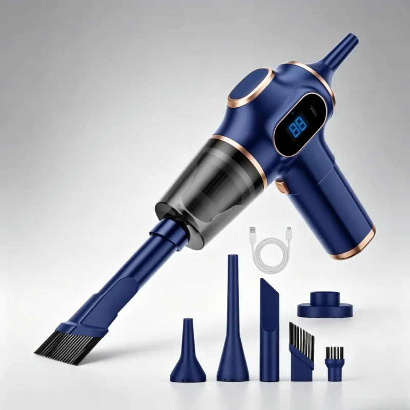 NEW ABS Mini Wireless Car Vacuum Cleaner High Power Portable Handheld Vacuum for Home Sofa Carpet Office Cleaning 1